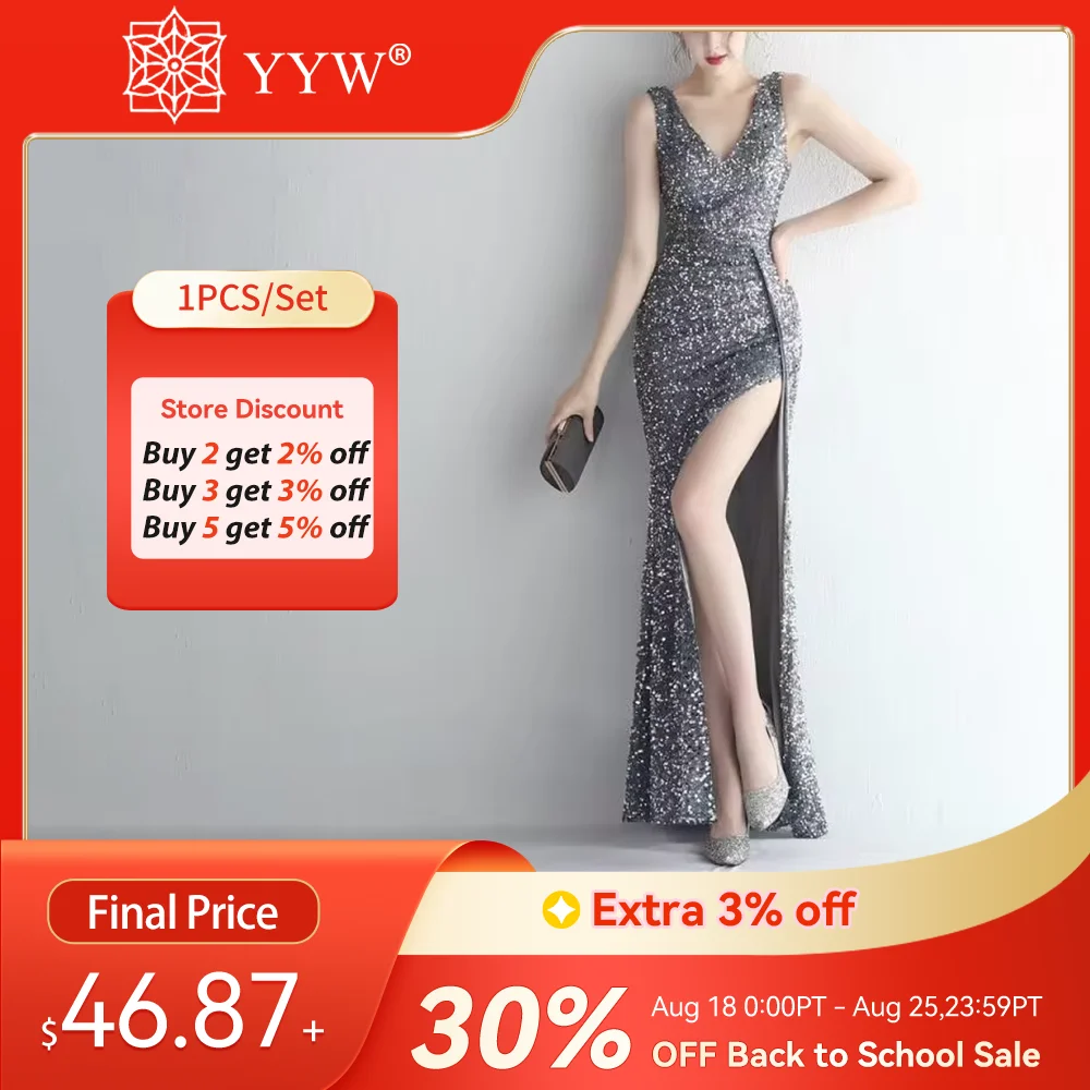 Elegant Women Dresses For Party 2023 Sequins Glitter Woman Bridesmaids Even Dress Sleeveless Long Evening Dresses Side Slit Gray
Elegant Women Dresses For Party 2023 Sequins Glitter Woman Bridesmaids Even Dress Sleeveless Long Evening Dresses Side Slit Gray