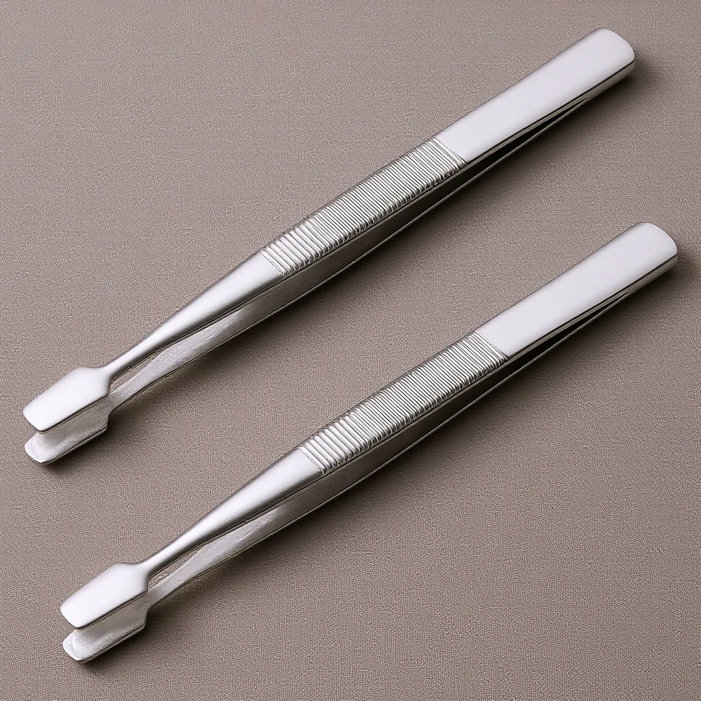 2pcs Stamp Tweezers 114Mm Nickel Plated Steel Smooth Spade Tips For Stamp Collecting Philately Tools Postage Tongs Hand
2pcs Stamp Tweezers 114Mm Nickel Plated Steel Smooth Spade Tips For Stamp Collecting Philately Tools Postage Tongs Hand