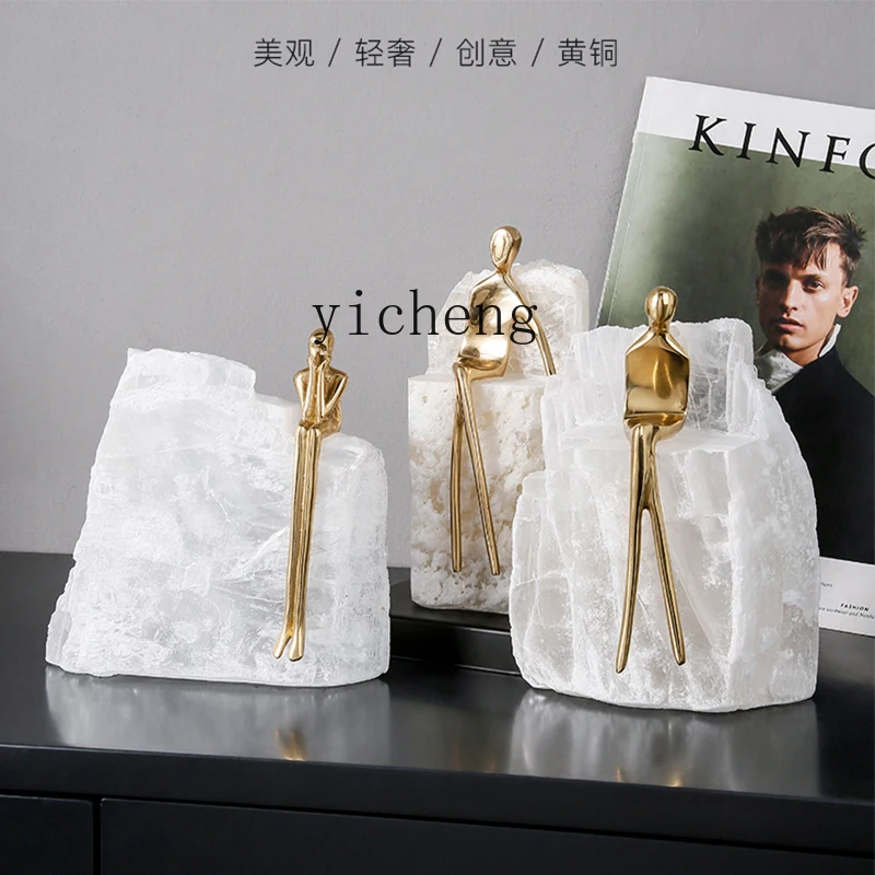 XL light luxury brass character ornament window wine cabinet desktop coffee table handicraft crystal stone decoration
XL light luxury brass character ornament window wine cabinet desktop coffee table handicraft crystal stone decoration