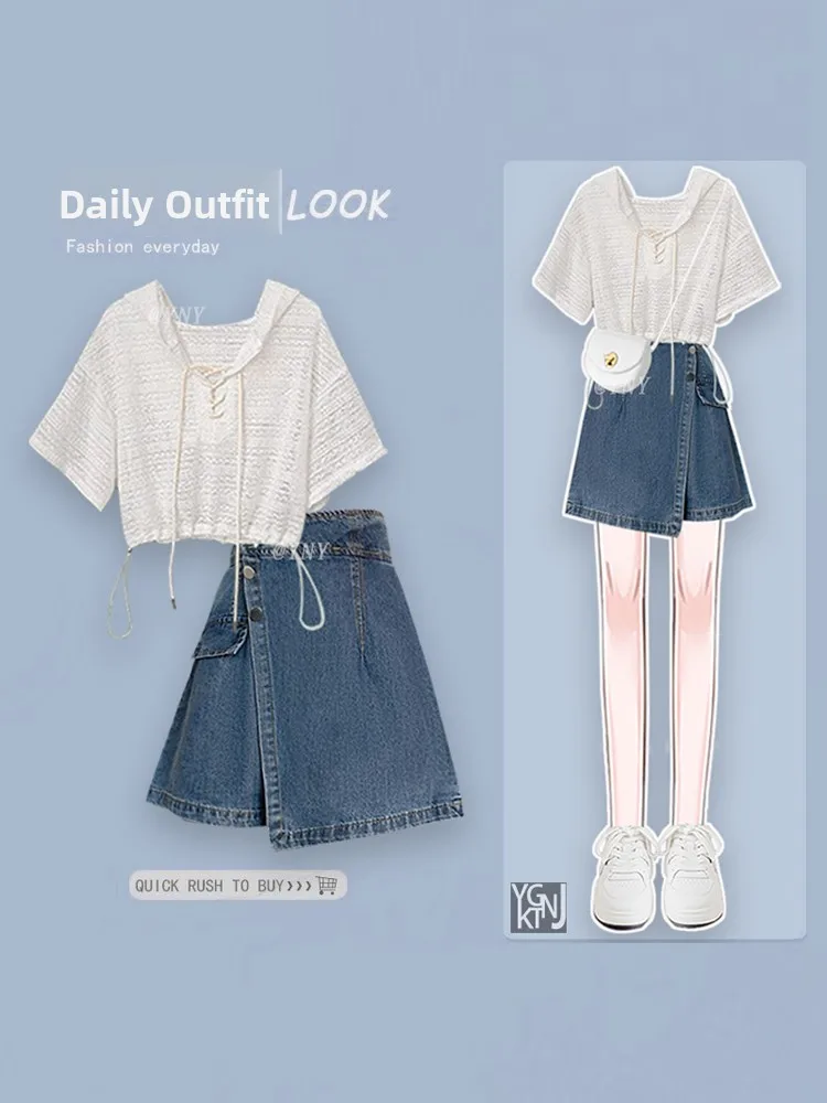 Ele Hollow Design ort Sve Top, женская модная джинсовая юбка с высокой талией, лето 2024, новинка, сле
Ele Hollow Design ort Sve Top, женская модная джинсовая юбка с высокой талией, лето 2024, новинка, сле