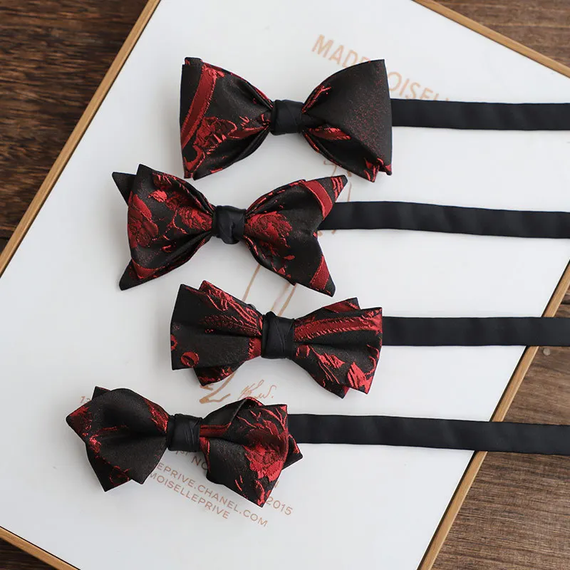Retro Bow Tie Cocktail Party Black Red Series Shirt Suit Banquet Dress Men Gentlemen Free High-end Luxury Clothing Gifts
Retro Bow Tie Cocktail Party Black Red Series Shirt Suit Banquet Dress Men Gentlemen Free High-end Luxury Clothing Gifts