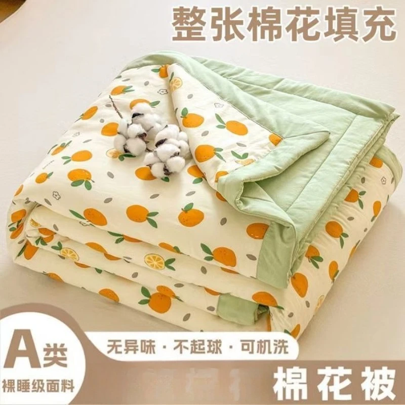 Nordic Cotton Filling Summer Quilt Washable Printed Comforters Thin Quilted Duvet Pastoral Style Comforter for Double Queen Bed
Nordic Cotton Filling Summer Quilt Washable Printed Comforters Thin Quilted Duvet Pastoral Style Comforter for Double Queen Bed
