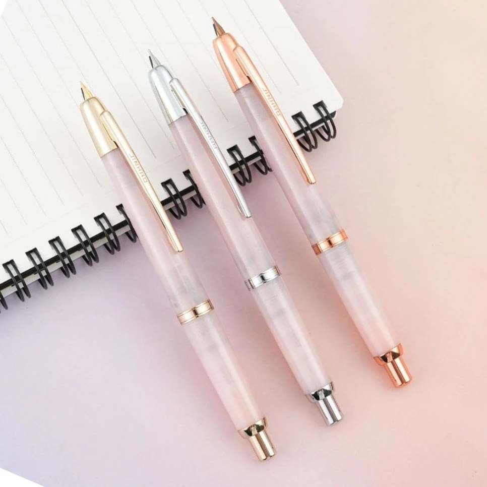 Limited Color! JINHAO 20 Sakura Resin Press Pink Gold Clip Fountain Pen Retractable EF F Nib Pen with Converter School Supplies
Limited Color! JINHAO 20 Sakura Resin Press Pink Gold Clip Fountain Pen Retractable EF F Nib Pen with Converter School Supplies
