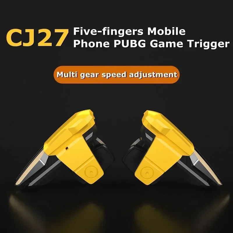 CJ27 5 Finger Mobile Phone Game Trigger Gamepad Joysticks Controller for PUBG Aim Shooting L1R1 Alloy Key Button for IOS Android
CJ27 5 Finger Mobile Phone Game Trigger Gamepad Joysticks Controller for PUBG Aim Shooting L1R1 Alloy Key Button for IOS Android