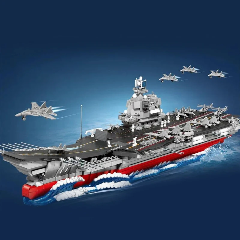 Military Shandong Carrier Battleship Building Blocks Model Warship Modular Building Block Assembly Model Toy Adult Gifts 2677PCS
Military Shandong Carrier Battleship Building Blocks Model Warship Modular Building Block Assembly Model Toy Adult Gifts 2677PCS