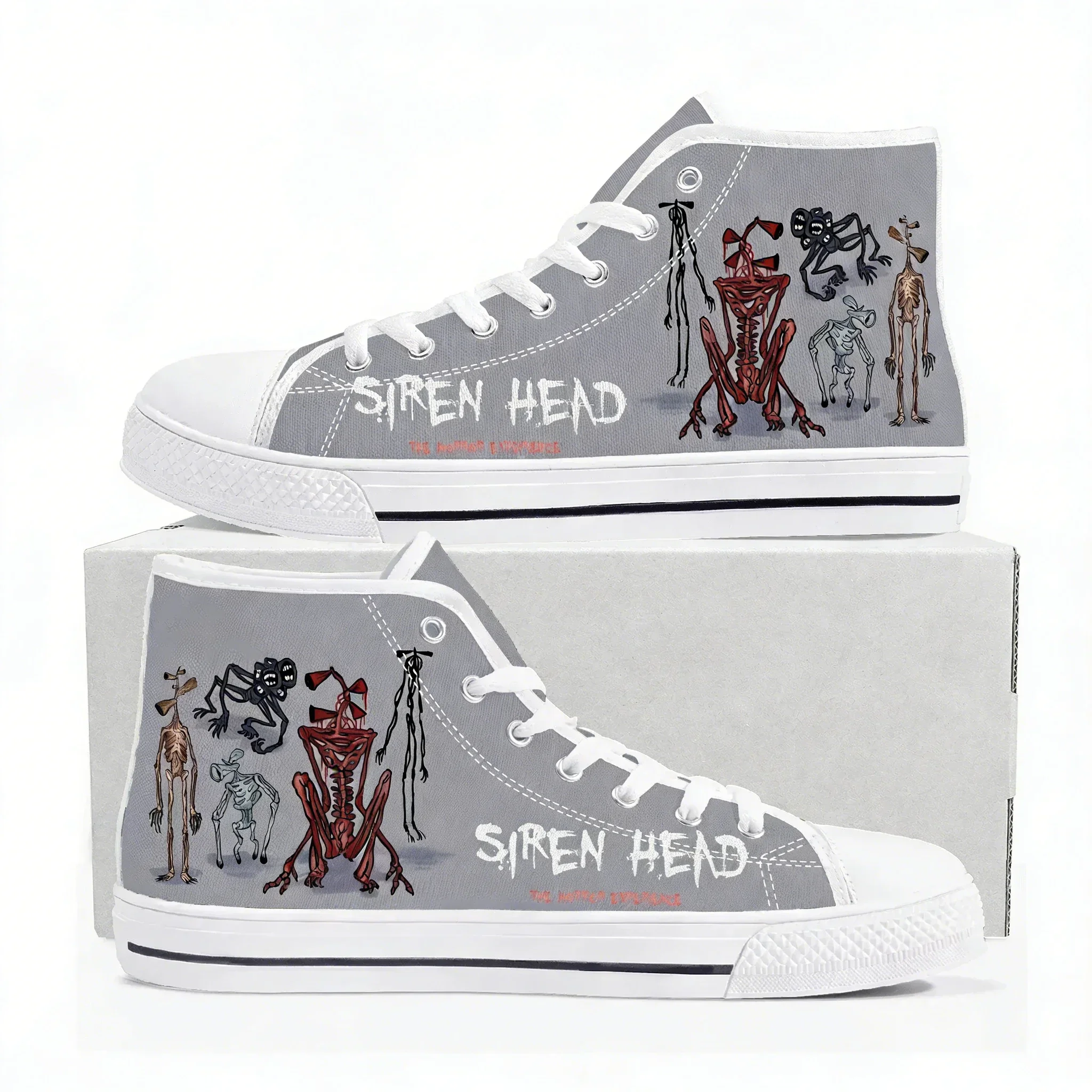 Siren Head High Top Sneakers Hot Cartoon Game Mens Womens Teenager High Quality Fashion Canvas Shoes Casual Tailor Made Sneaker
Siren Head High Top Sneakers Hot Cartoon Game Mens Womens Teenager High Quality Fashion Canvas Shoes Casual Tailor Made Sneaker