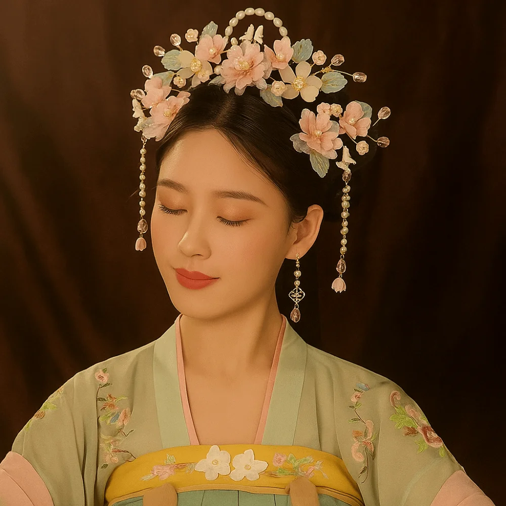 Ancient Style Chinese Style Hairpin Set Tassel Earrings Hanfu Hair Stick Headwear Pearl Flower Hair Comb Hair Accessories
Ancient Style Chinese Style Hairpin Set Tassel Earrings Hanfu Hair Stick Headwear Pearl Flower Hair Comb Hair Accessories