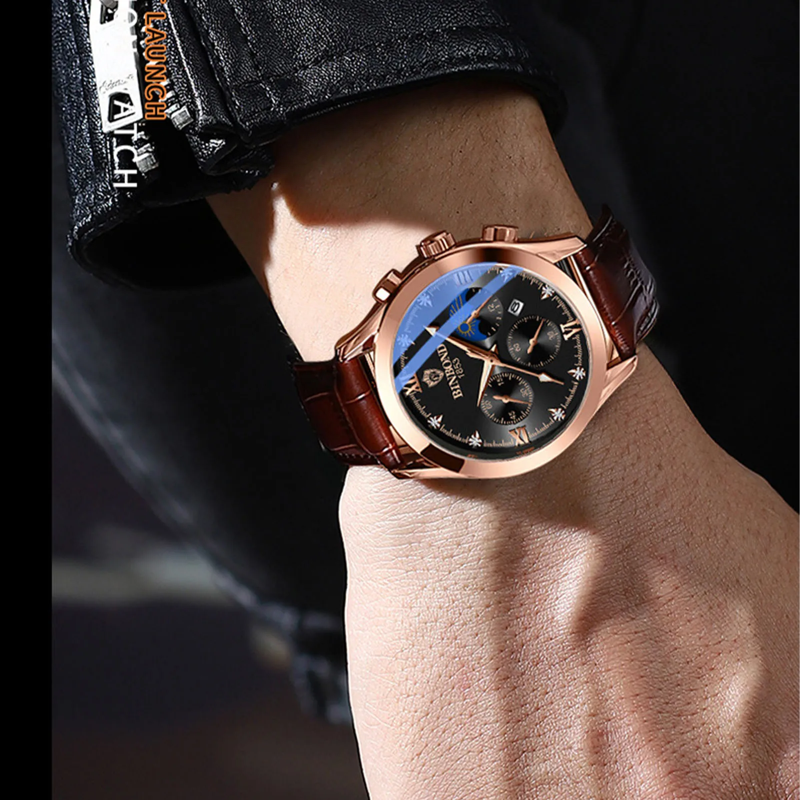 Vintage Wrist Watch Roman Numeral Markers Diamond Dial Luminous Watch for Meeting and Dating
Vintage Wrist Watch Roman Numeral Markers Diamond Dial Luminous Watch for Meeting and Dating