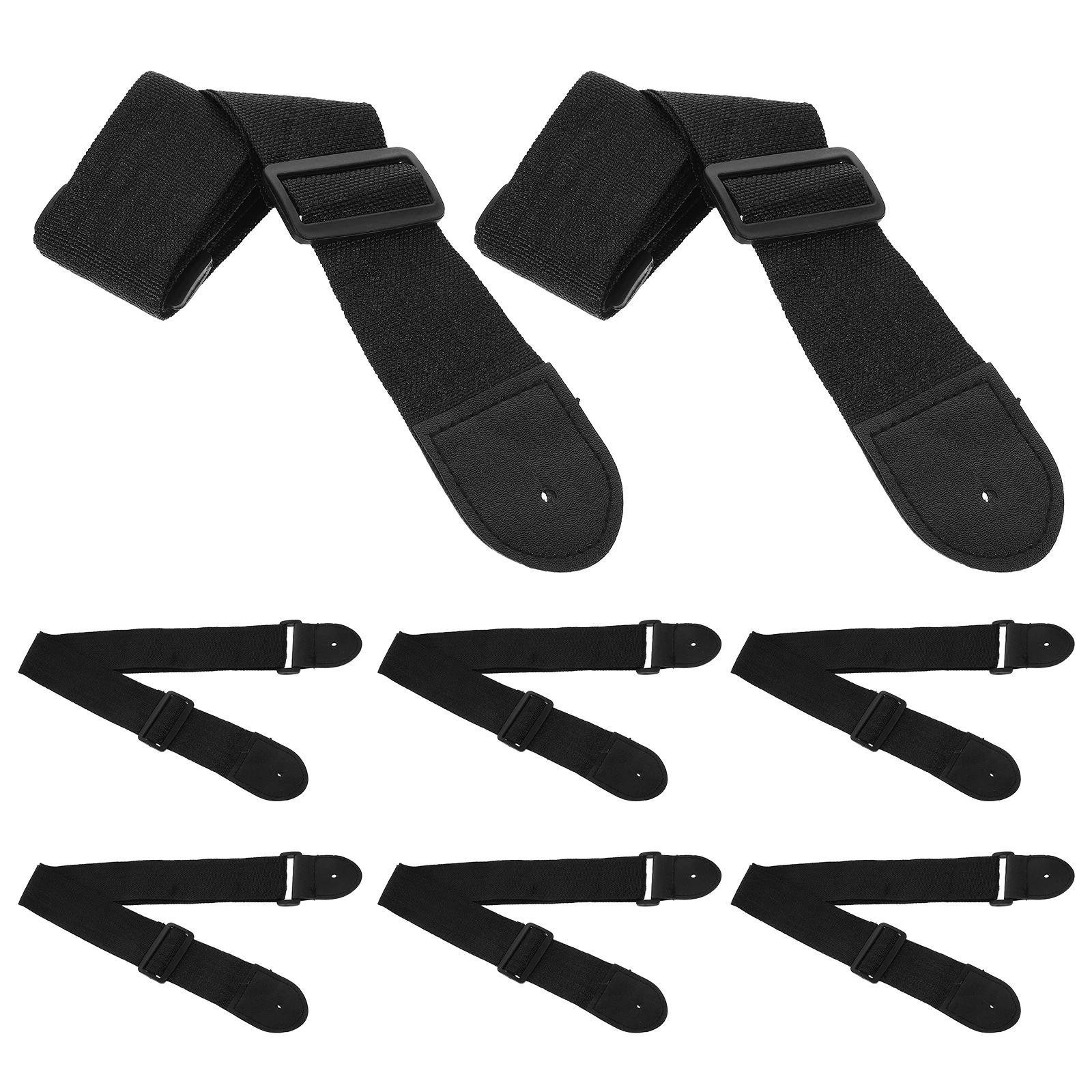 8pcs Guitar Strap Black Nylon Adjustable Length Comfortable Shoulder Replacement Bass Electric guitar sling strap
8pcs Guitar Strap Black Nylon Adjustable Length Comfortable Shoulder Replacement Bass Electric guitar sling strap