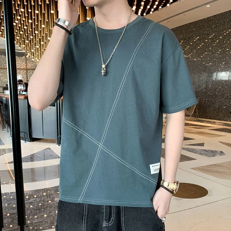 100℅ Cotton Men's T-shirt Contrast Color Male Tees Shirts Casual Tops Korean Popular Clothes Funny Harajuku Aesthetic Clothing
100℅ Cotton Men's T-shirt Contrast Color Male Tees Shirts Casual Tops Korean Popular Clothes Funny Harajuku Aesthetic Clothing