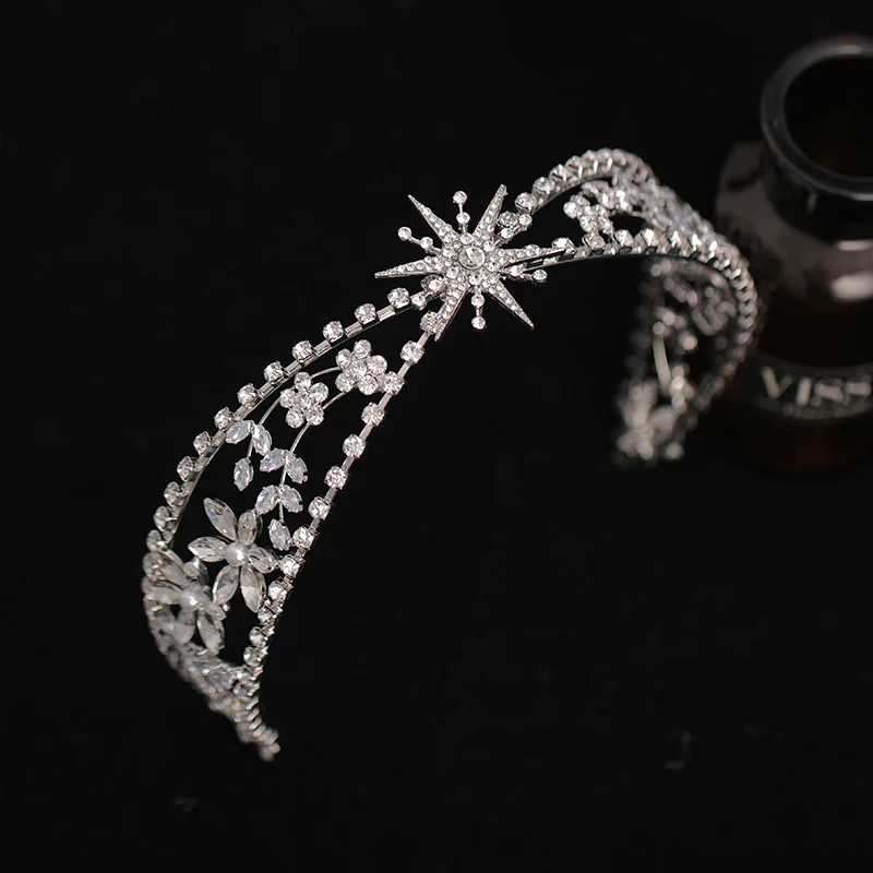Luxury Crystal Beads Headpiece Ballet Headdress Crown Bridal Headdress Wedding Hair Jewelry Pageant Rhinestone Diadem Headband
Luxury Crystal Beads Headpiece Ballet Headdress Crown Bridal Headdress Wedding Hair Jewelry Pageant Rhinestone Diadem Headband