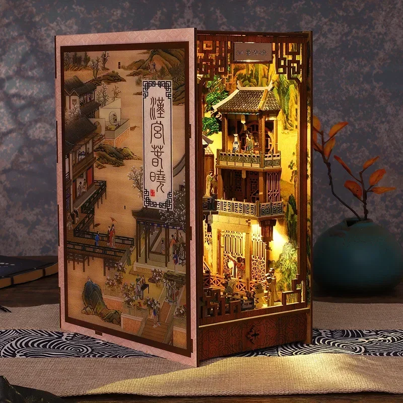 НОВЫЙ DIY деревянный книжный уголок, полка, вставка, миниатюрные строительные наборы, книжная полка, китайский древний город, подставки для книг, подарки ручной работы
НОВЫЙ DIY деревянный книжный уголок, полка, вставка, миниатюрные строительные наборы, книжная полка, китайский древний город, подставки для книг, подарки ручной работы