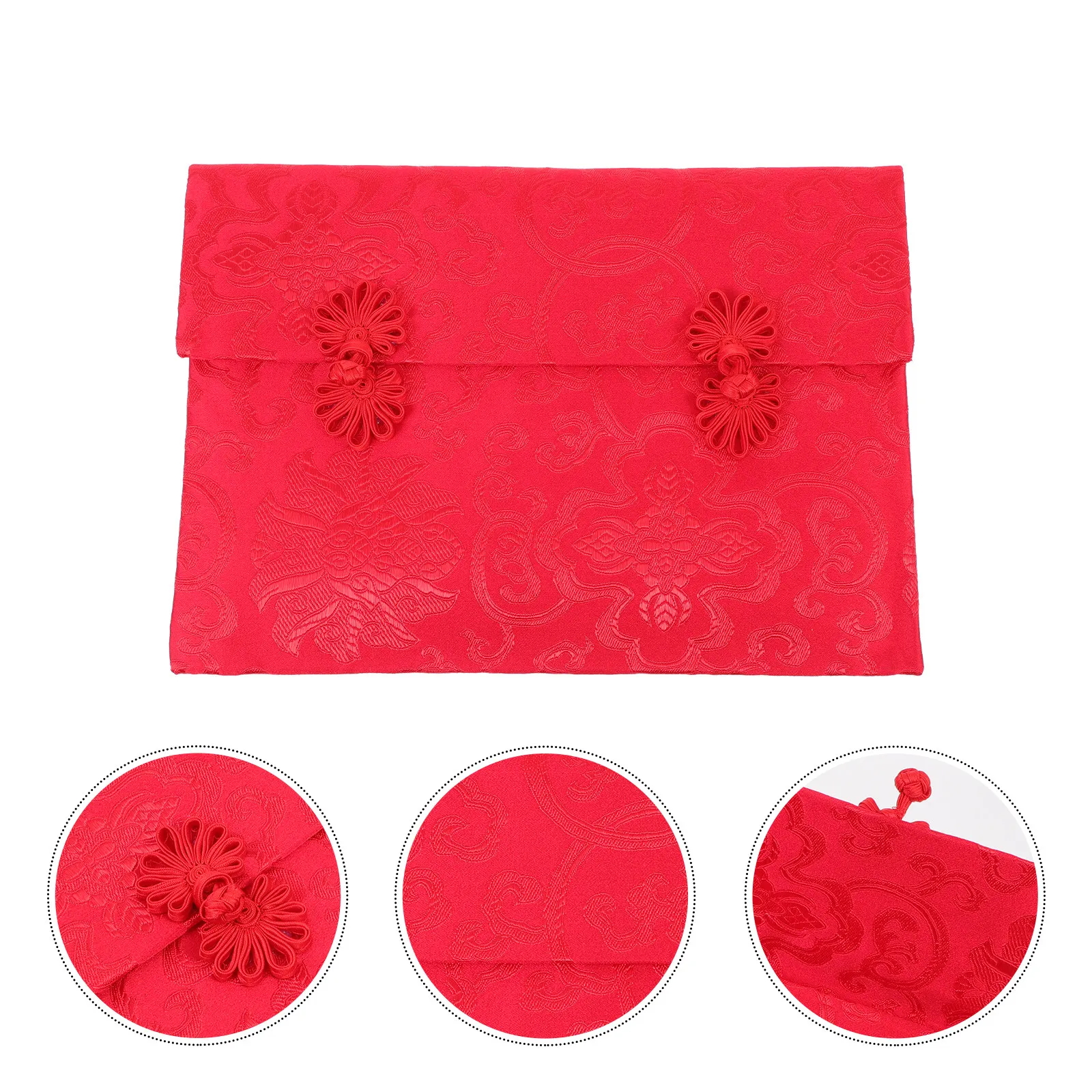 1Pcs Chinese Style Cloth Red Envelope Sturdy Creative Red Packet Convenient Buckle Design Lucky Money Packet for New Year
1Pcs Chinese Style Cloth Red Envelope Sturdy Creative Red Packet Convenient Buckle Design Lucky Money Packet for New Year