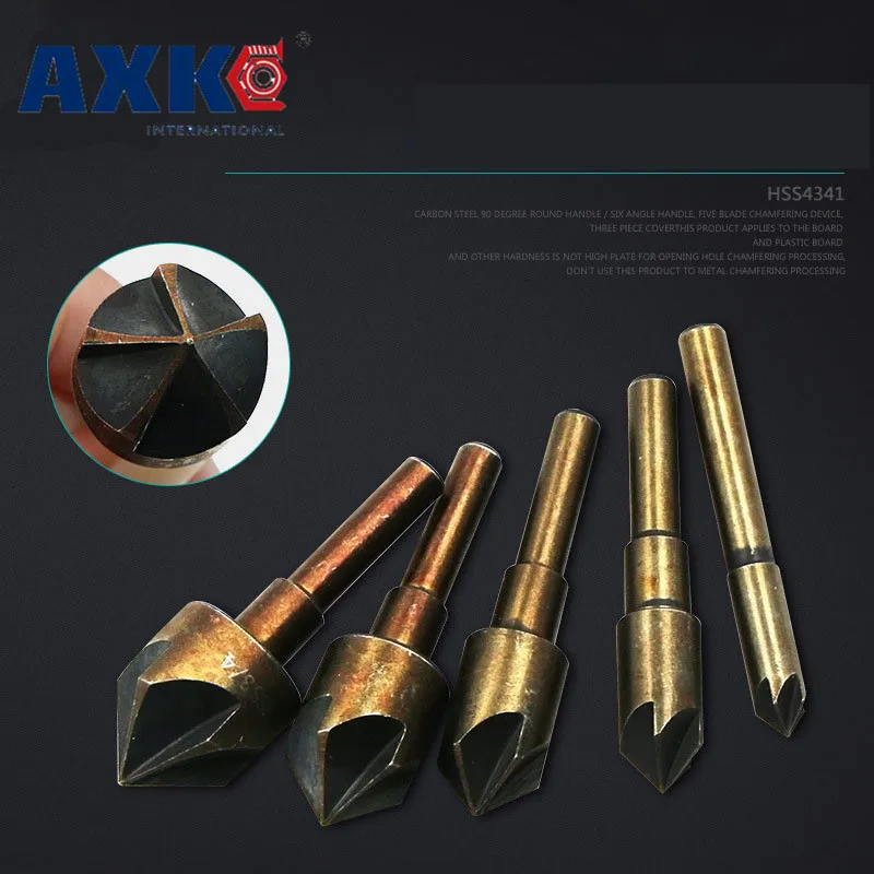 5PCS Tri-Flat HSS Industrial Cobalt Countersink Drill Bit Set 82 Degree Chamfer Cutter Wood Metal Plastic Drilling &Counter Sink
5PCS Tri-Flat HSS Industrial Cobalt Countersink Drill Bit Set 82 Degree Chamfer Cutter Wood Metal Plastic Drilling &Counter Sink