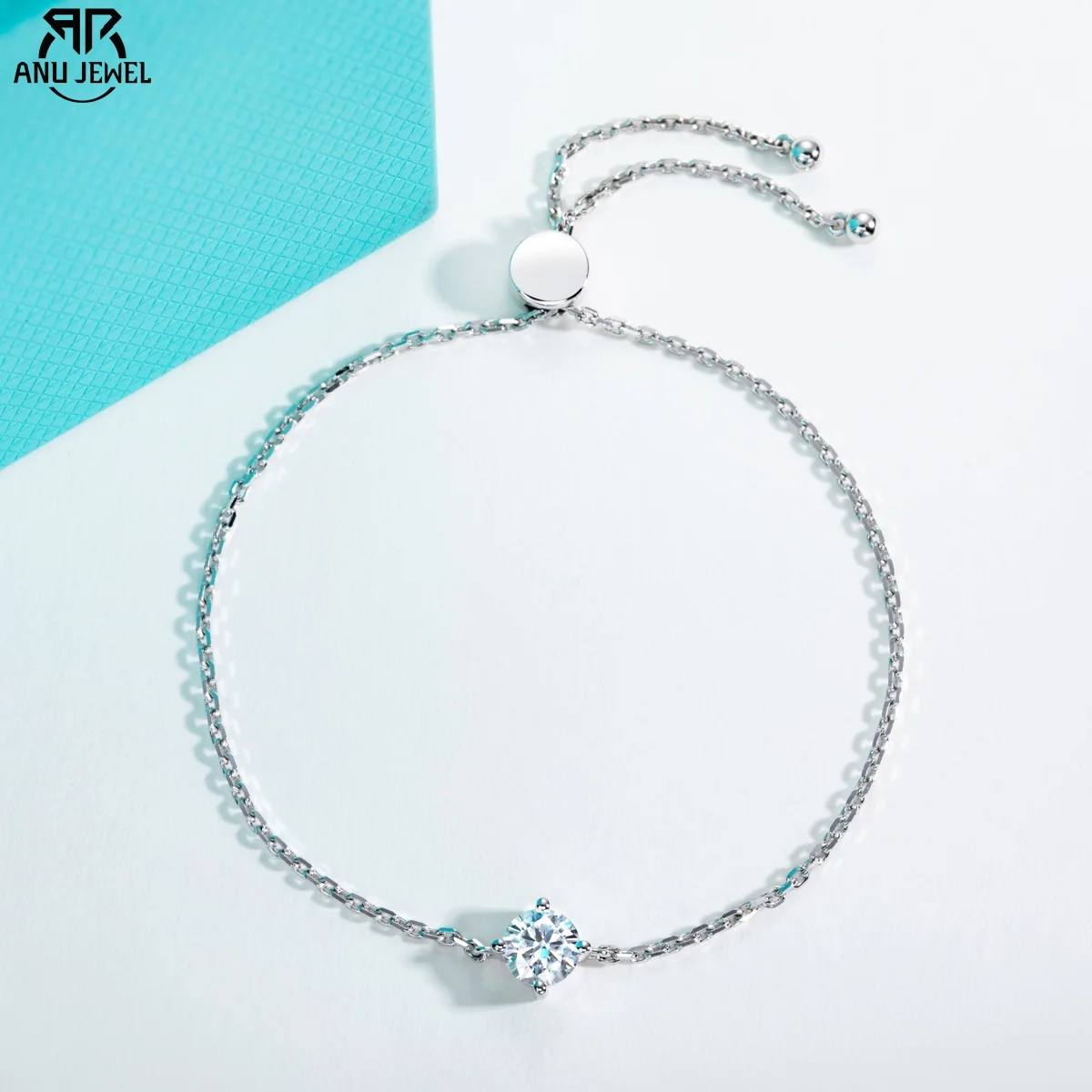 AnuJewel 1ct Moissanite Bracelet 925 Sterling Silver Lab Created Diamond 12.5x12.5cm Adjustable Bracelets for Woman Jewelry Gift
AnuJewel 1ct Moissanite Bracelet 925 Sterling Silver Lab Created Diamond 12.5x12.5cm Adjustable Bracelets for Woman Jewelry Gift