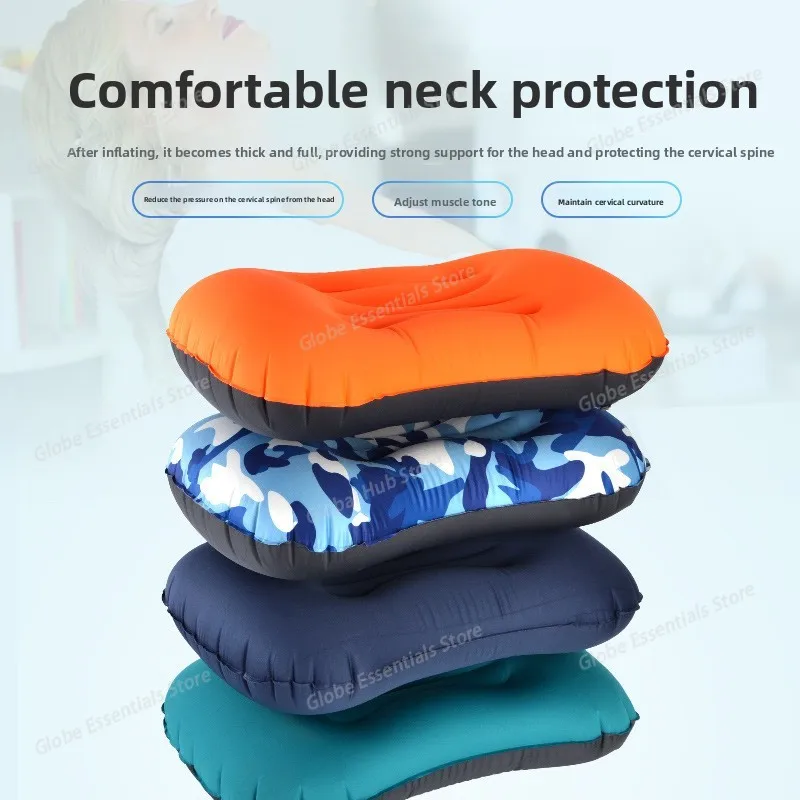 Camping Pillow with Ultralight Inflatable Pillow for Neck Lumbar Support Upgrade Backpacking Pillow
Camping Pillow with Ultralight Inflatable Pillow for Neck Lumbar Support Upgrade Backpacking Pillow