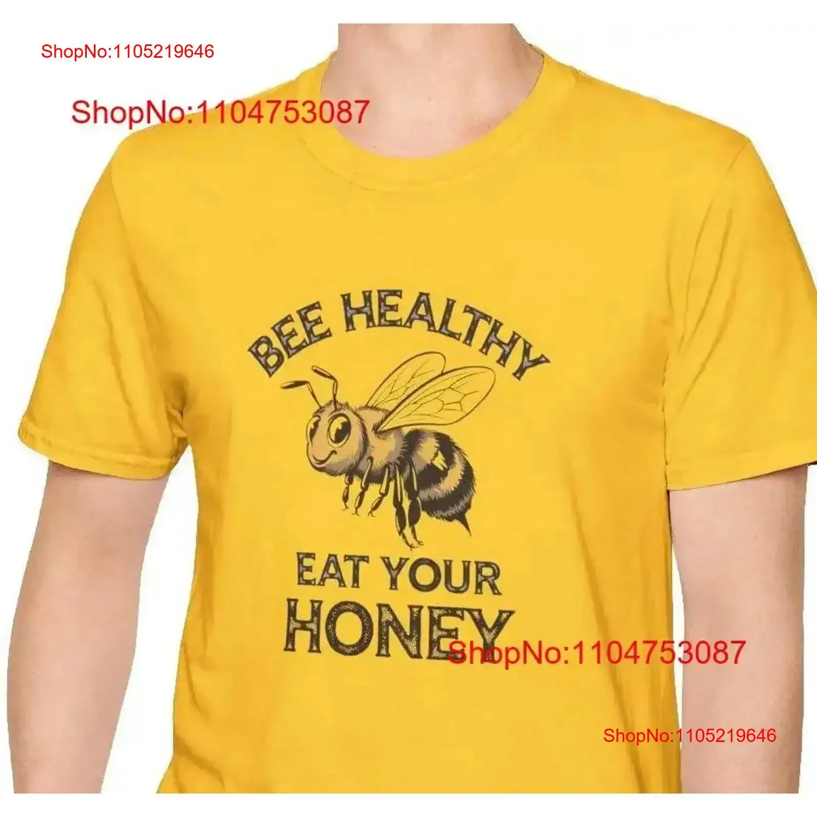 Bee Healthy Eat Your Honey T Shirt vintage Washed Casual Top For Everyday Wear homme Breathable Stylish streetwear vintage
Bee Healthy Eat Your Honey T Shirt vintage Washed Casual Top For Everyday Wear homme Breathable Stylish streetwear vintage