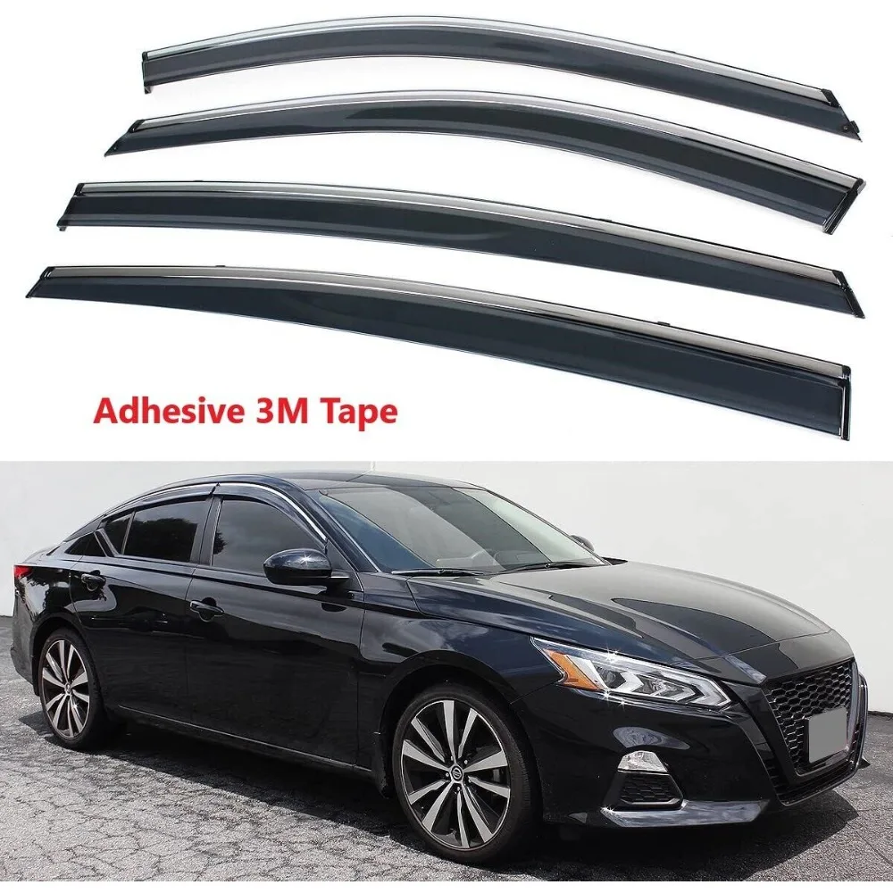 Window Visor Rain Guard Clip-on Chrome Trim Smoked Fit Nissan Altima 2019-2024 United States
Window Visor Rain Guard Clip-on Chrome Trim Smoked Fit Nissan Altima 2019-2024 United States