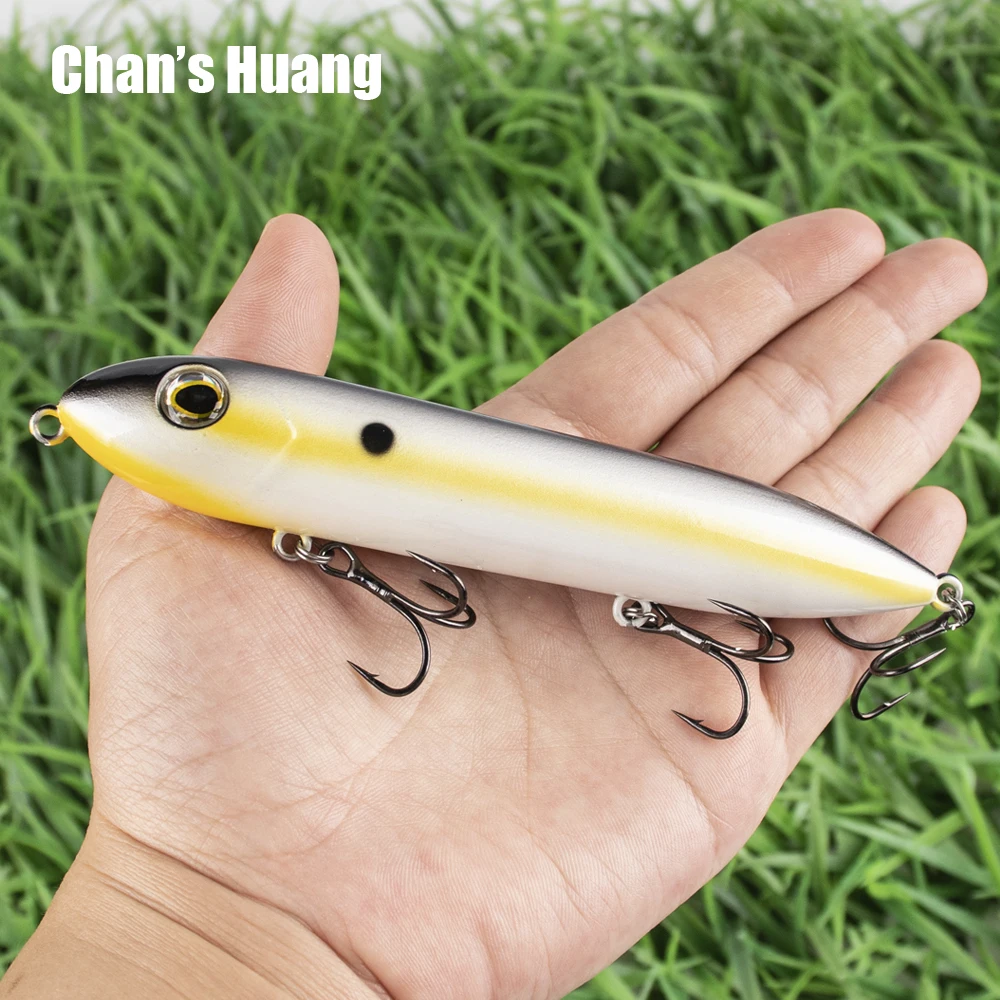 Chan's Huang 3PCS Topwater Pencil Bait 4.92INCH 25G Artificial Hard Fishing Lures Floating Walking Spook Bait For Sping Fishing
Chan's Huang 3PCS Topwater Pencil Bait 4.92INCH 25G Artificial Hard Fishing Lures Floating Walking Spook Bait For Sping Fishing
