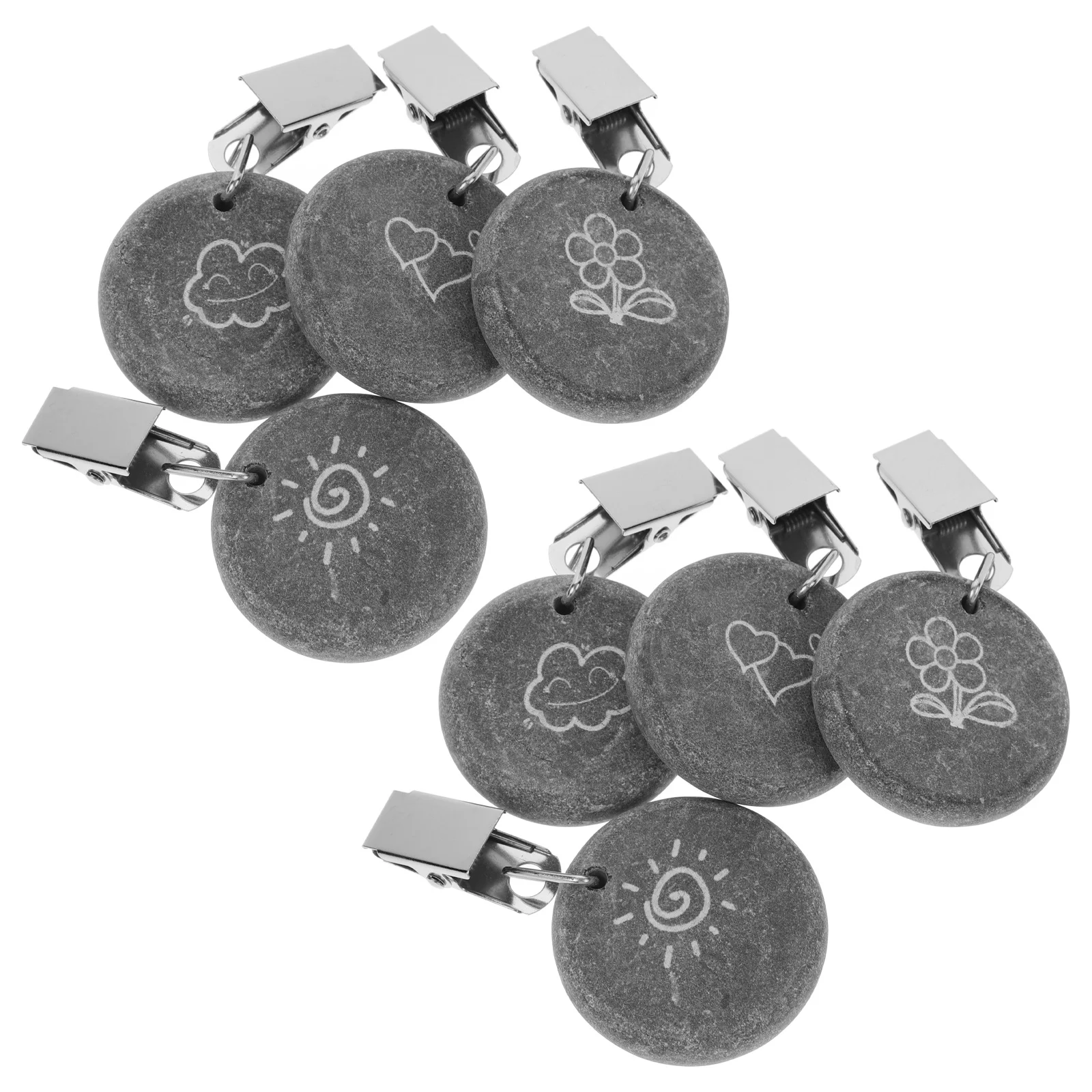 8 Pieces Tablecloth Weights Windproof Clips for Kitchen Restaurant Outdoor Picnic Reusable Small Camping Supplies Table Pads
8 Pieces Tablecloth Weights Windproof Clips for Kitchen Restaurant Outdoor Picnic Reusable Small Camping Supplies Table Pads