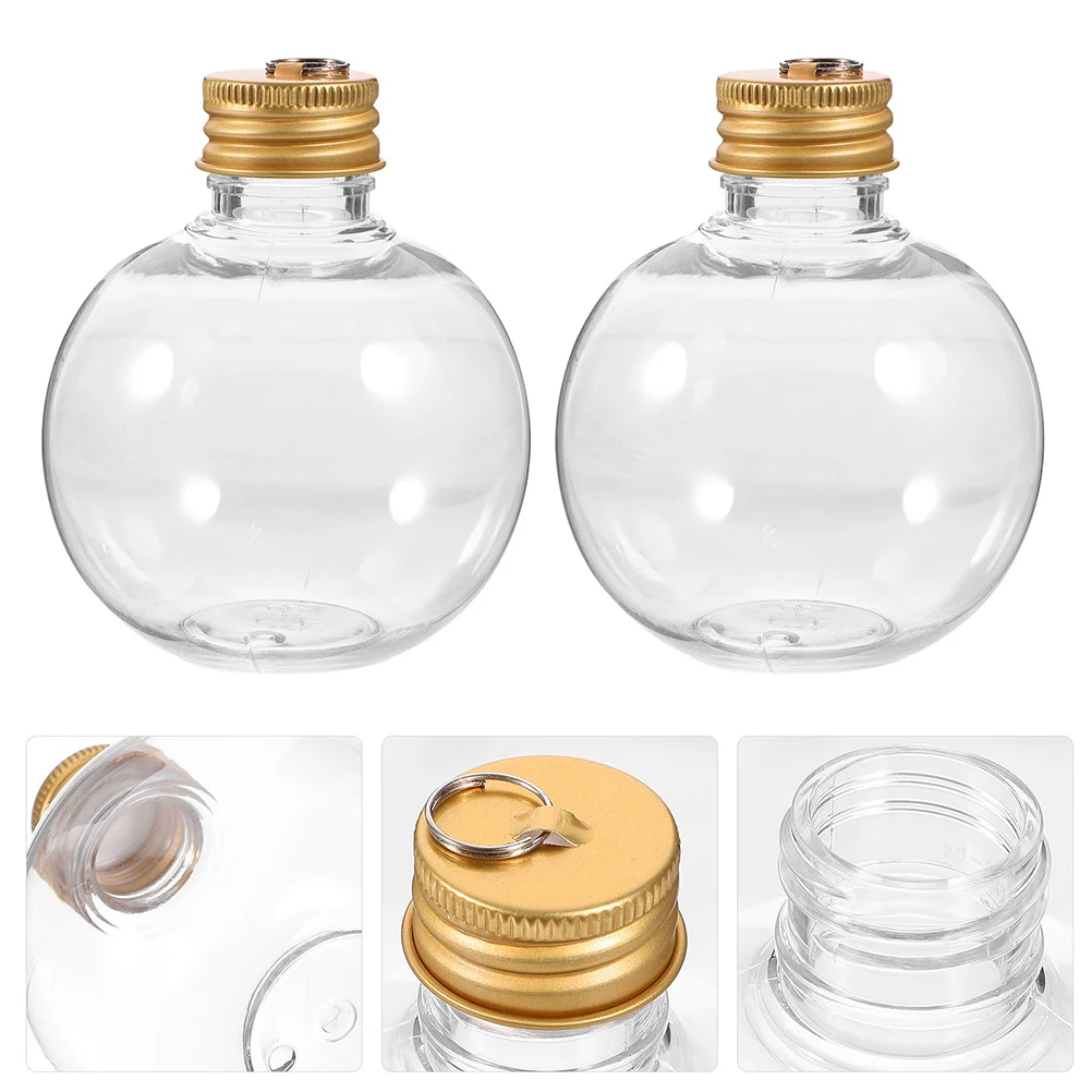 6Pcs Clear Round Fillable Bottles 150Ml Transparent Plastic Ornament Bulbs Gold Caps Christmas Wedding Party Drink Holders
6Pcs Clear Round Fillable Bottles 150Ml Transparent Plastic Ornament Bulbs Gold Caps Christmas Wedding Party Drink Holders
