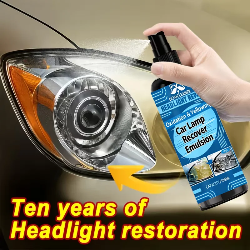 Headlight Restoration Kit - Advanced Ceramic Coating, Eliminates Yellowing, Restores Clarity & Brightness, Long-Term Protection
Headlight Restoration Kit - Advanced Ceramic Coating, Eliminates Yellowing, Restores Clarity & Brightness, Long-Term Protection