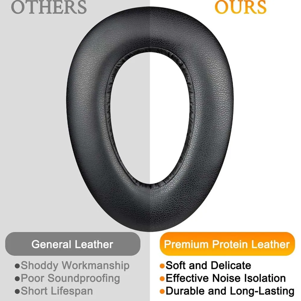 Replacement for Sennheiser PXC480/550 MB/Adapt 660 Ear Pads Earphone Cushions Replacement for Sennheiser PXC480/550 MB/Adapt 660 Ear Pads Earphone Cushions