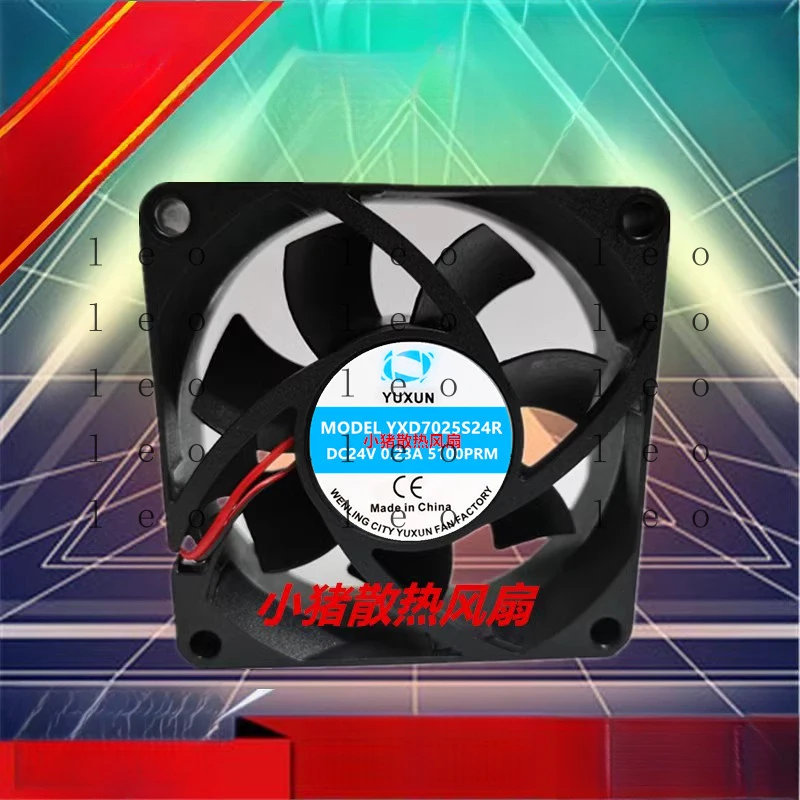 Brand new for YUXUN YXD7025HS24R DC24V 0.23A 5100RPM dual ball bearing chassis cooling fan
Brand new for YUXUN YXD7025HS24R DC24V 0.23A 5100RPM dual ball bearing chassis cooling fan
