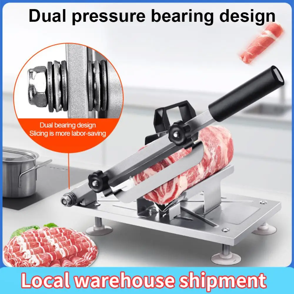 Manual Frozen Meat Slicer Cutter Stainless Steel Meat Cleavers Beef Mutton Roll Slicing Machine Vegetable Meat Slicer for Home
Manual Frozen Meat Slicer Cutter Stainless Steel Meat Cleavers Beef Mutton Roll Slicing Machine Vegetable Meat Slicer for Home