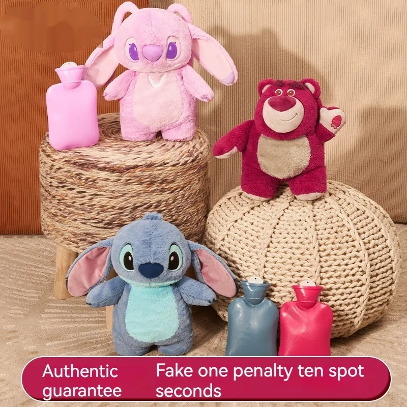 Disney Anime Strawberry Bear Stitch Winter Plush Hot Water Bottle Water Warm Hand Plush Doll 2-in-1 Office Home Warm Hand Gift
Disney Anime Strawberry Bear Stitch Winter Plush Hot Water Bottle Water Warm Hand Plush Doll 2-in-1 Office Home Warm Hand Gift