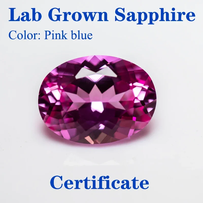 Top Lab Grown Sapphire Oval Shape Pink Blue Treasure VVS1 Charms Beads Diy Jewelry Making Materials Selectable AGL Certificate
Top Lab Grown Sapphire Oval Shape Pink Blue Treasure VVS1 Charms Beads Diy Jewelry Making Materials Selectable AGL Certificate