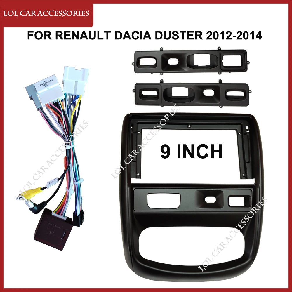 9 Inch For RENAULT Dacia Duster 2012-2014 Car Radio Stereo Android Player Accessories 2 Din Head Unit Fascia Panel Dash Frame
9 Inch For RENAULT Dacia Duster 2012-2014 Car Radio Stereo Android Player Accessories 2 Din Head Unit Fascia Panel Dash Frame
