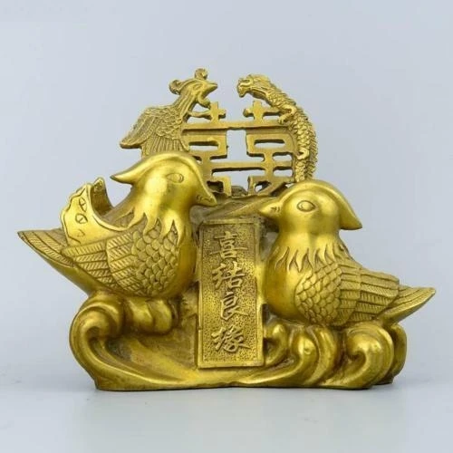 Patung Mandarin Bebek Naga & Phoenix Buatan Tangan Kuningan Tiongkok Yang Sangat Indah Hadiah Pernikahan
Patung Mandarin Bebek Naga & Phoenix Buatan Tangan Kuningan Tiongkok Yang Sangat Indah Hadiah Pernikahan