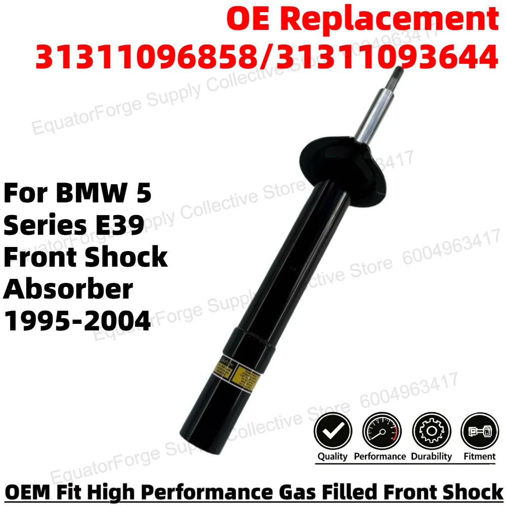 Direct Fit High Stability Premium Reliable Front Shock Absorber for BMW 5 Series E39 OE Number 31311096858/31311093644
Direct Fit High Stability Premium Reliable Front Shock Absorber for BMW 5 Series E39 OE Number 31311096858/31311093644