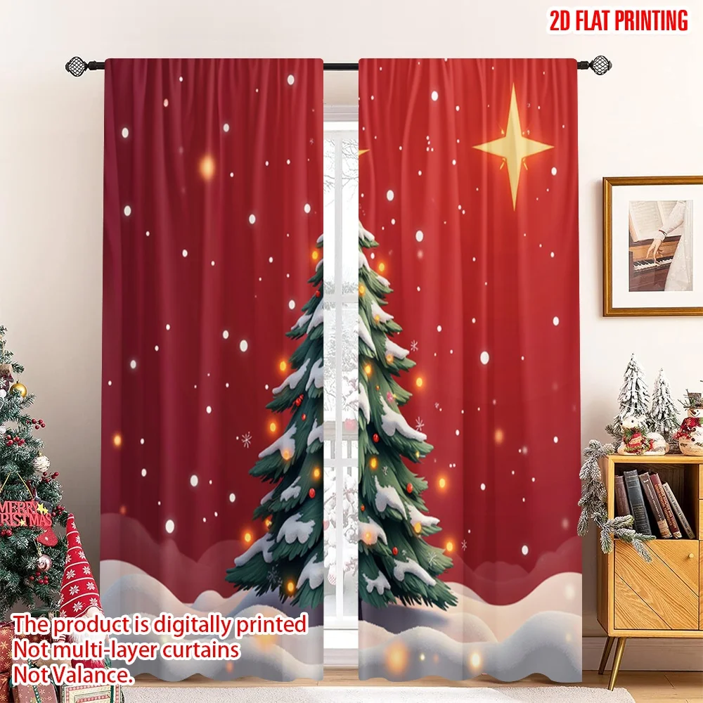 2pcs 2D flat printing Merry Christmas Popular Drapes Snowflake Christmas Tree Festive Glow Polyester Without Electricity Festive
2pcs 2D flat printing Merry Christmas Popular Drapes Snowflake Christmas Tree Festive Glow Polyester Without Electricity Festive