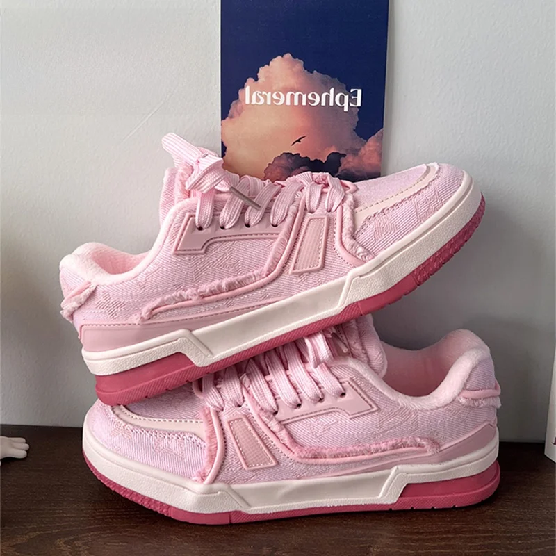 Warrior Pink Versatile Flat Bot Training oes Мужские повседневные спортивные кроссовки для пар Удобная резиновая подошва oes
Warrior Pink Versatile Flat Bot Training oes Мужские повседневные спортивные кроссовки для пар Удобная резиновая подошва oes