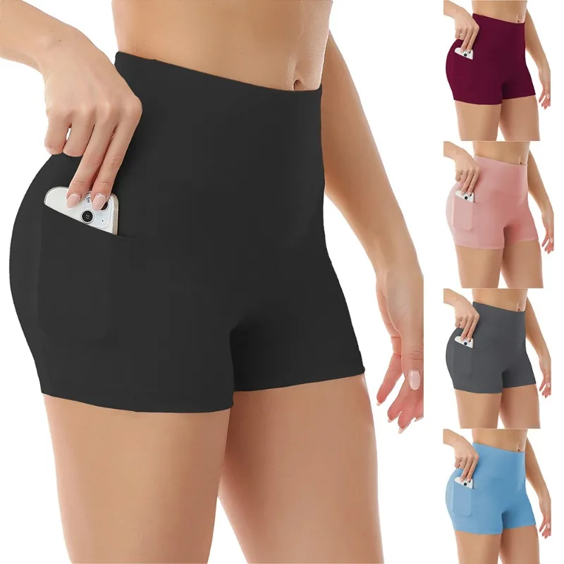 High-elasticity Yoga Leggings with Pockets, Three-inch Summer Thin High-waisted Shorts, Fitness and Sports Yoga Pants
High-elasticity Yoga Leggings with Pockets, Three-inch Summer Thin High-waisted Shorts, Fitness and Sports Yoga Pants