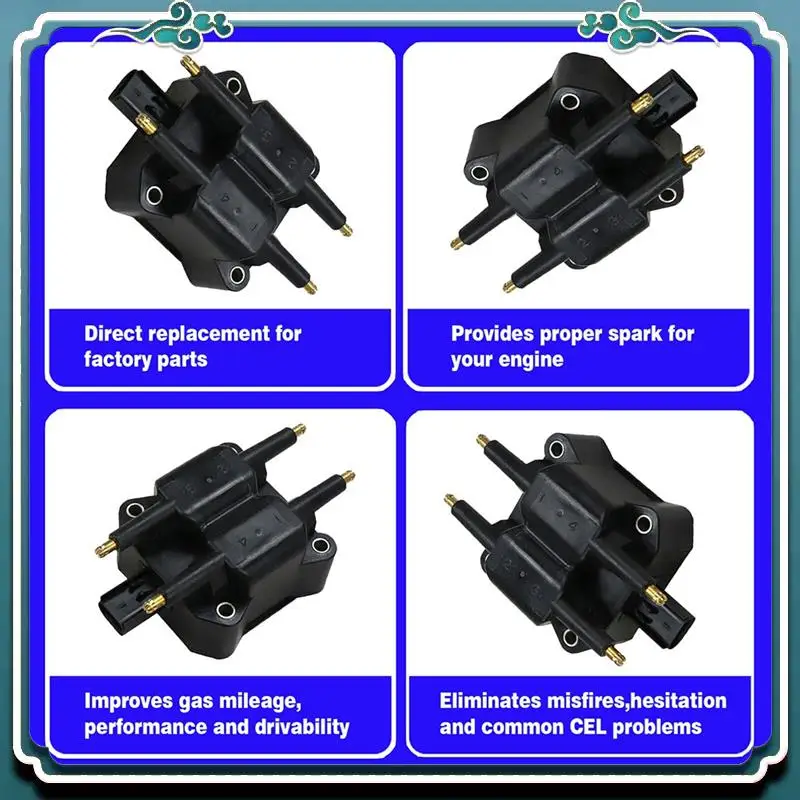 Premium Ignition Coil Pack For Chrysler Dodge Jeep Mitsubishi 56032521AB UF189 UF403 C1136
Premium Ignition Coil Pack For Chrysler Dodge Jeep Mitsubishi 56032521AB UF189 UF403 C1136