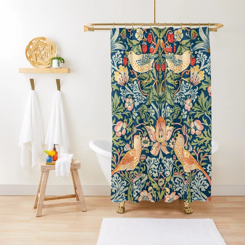 William Morris The Strawberry Thieves Pattern Shower Curtain Modern Accessory Bathrooms Set For Bathroom Curtain
William Morris The Strawberry Thieves Pattern Shower Curtain Modern Accessory Bathrooms Set For Bathroom Curtain