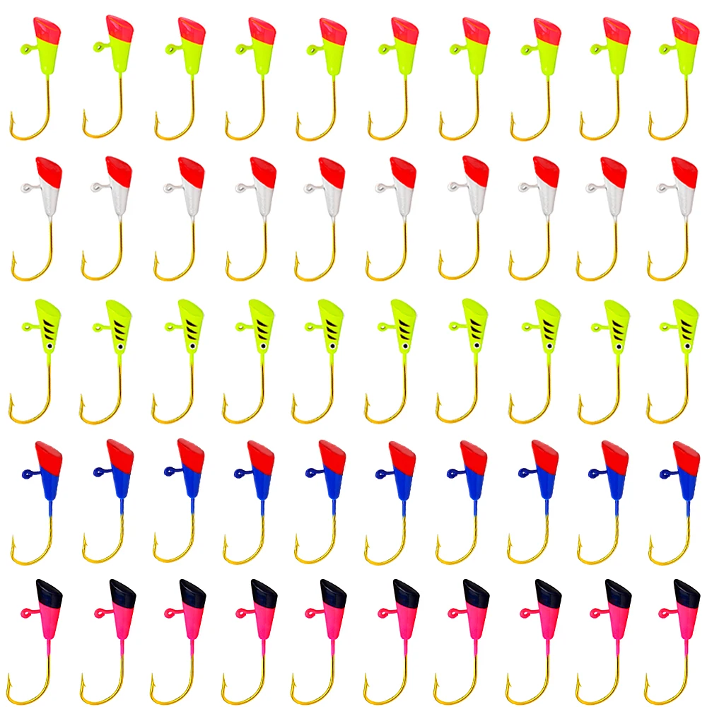 25pcs Fishing Jig Head Hook Set 0.8/2g Crappie Panfish Bass Lures Bait Jig Heads Fishing Hooks Equipment Accessories For Fishing
25pcs Fishing Jig Head Hook Set 0.8/2g Crappie Panfish Bass Lures Bait Jig Heads Fishing Hooks Equipment Accessories For Fishing