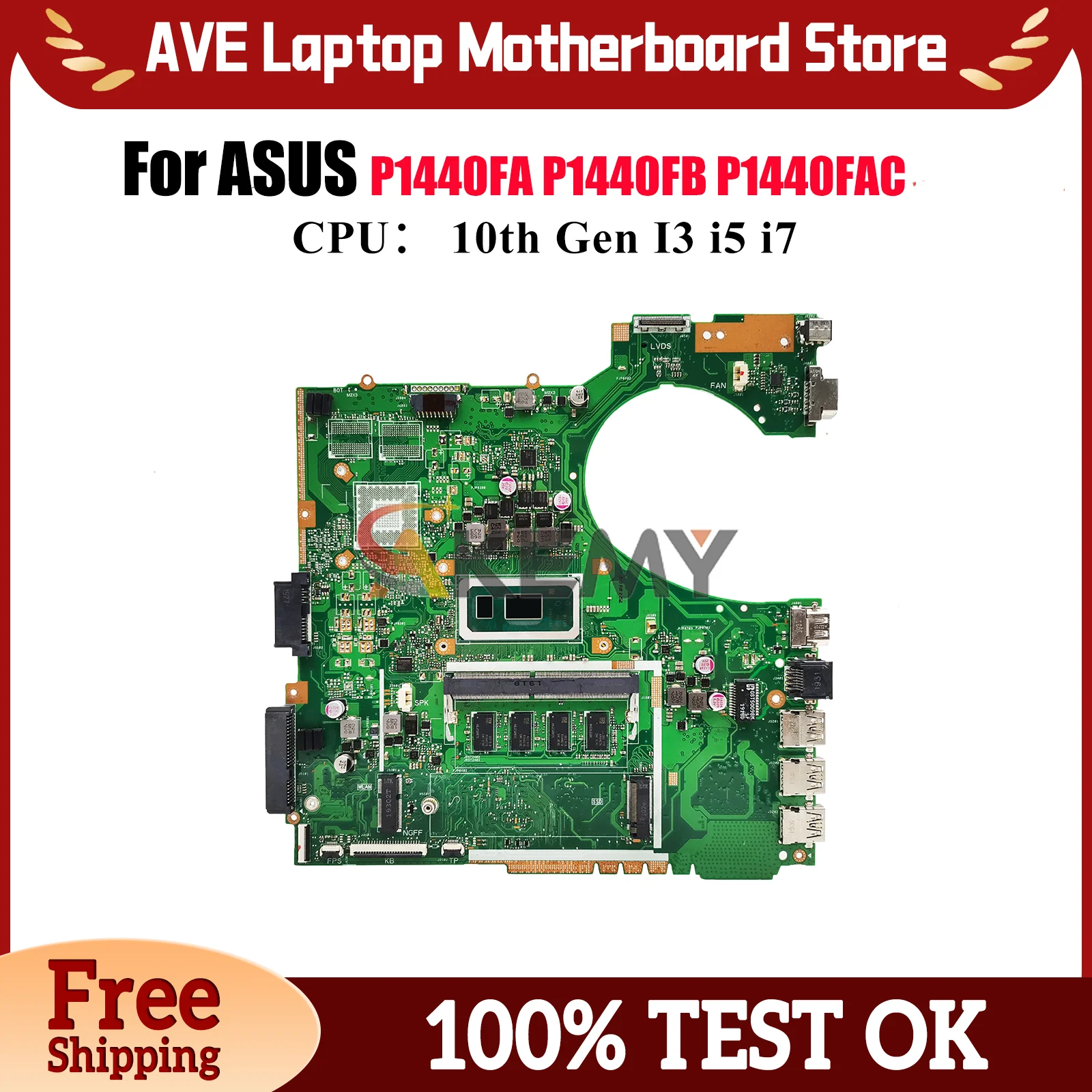 P1440FA Материнская плата для ноутбука ASUS ProArt P1440FA P1440F P1440FB P1440FAC Материнская плата с 10-го поколения I3 i5 i7 100% тестирование OK stk
P1440FA Материнская плата для ноутбука ASUS ProArt P1440FA P1440F P1440FB P1440FAC Материнская плата с 10-го поколения I3 i5 i7 100% тестирование OK stk