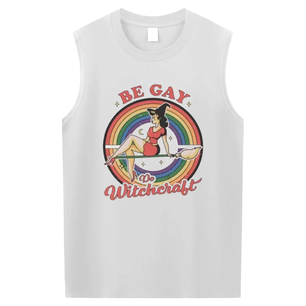 Funny Be Gay Do Witchcraft Tank Top Pride Tanktop Men Rainbow Tank Top Pride Flag Unisex Vest New Casual Simple
Funny Be Gay Do Witchcraft Tank Top Pride Tanktop Men Rainbow Tank Top Pride Flag Unisex Vest New Casual Simple