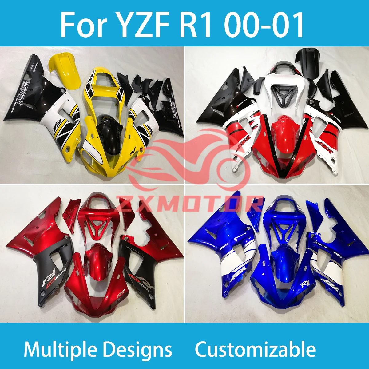 Бесплатный пользовательский обтекатель для Yamaha YZF R1 00 01 ZXMT пластиковый инжектор ABS Rebuil обтекатель для мотоцикла R1 2000 2001
Бесплатный пользовательский обтекатель для Yamaha YZF R1 00 01 ZXMT пластиковый инжектор ABS Rebuil обтекатель для мотоцикла R1 2000 2001
