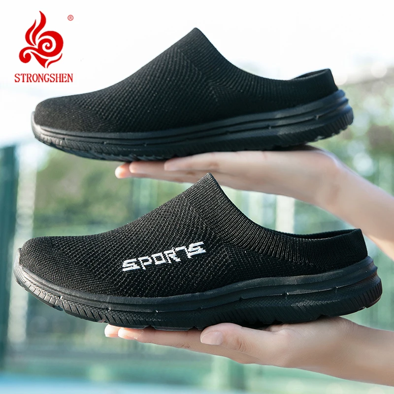 Sneaker Men's Summer Breathable Half Slippers Lazy Casual Driving Shoes Lightweight Comfortable Walking Shoes Zapatos De Hombre
Sneaker Men's Summer Breathable Half Slippers Lazy Casual Driving Shoes Lightweight Comfortable Walking Shoes Zapatos De Hombre