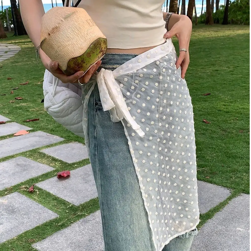 Korean Version Ins Blogger Unique Lace Layered Gauze Skirt With Tie Up Spicy Girl Apron Ladies Skirts Bandage Dress Fart Curtain
Korean Version Ins Blogger Unique Lace Layered Gauze Skirt With Tie Up Spicy Girl Apron Ladies Skirts Bandage Dress Fart Curtain