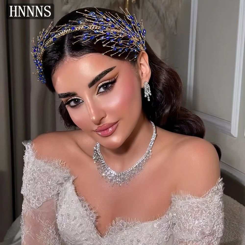 HNNNS Modern Wedding Headband Blue Crystal Headpiece Exquisite Hair Accessories Birthday Party Prom Headdress As Gifts A317
HNNNS Modern Wedding Headband Blue Crystal Headpiece Exquisite Hair Accessories Birthday Party Prom Headdress As Gifts A317