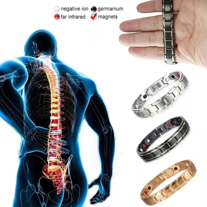 New Mens Jewellery Magnetic Therapy Health Anti-snoring Stainless Steel Bracelet for Men Adjustable Bracelet Pulsera Hombre
New Mens Jewellery Magnetic Therapy Health Anti-snoring Stainless Steel Bracelet for Men Adjustable Bracelet Pulsera Hombre