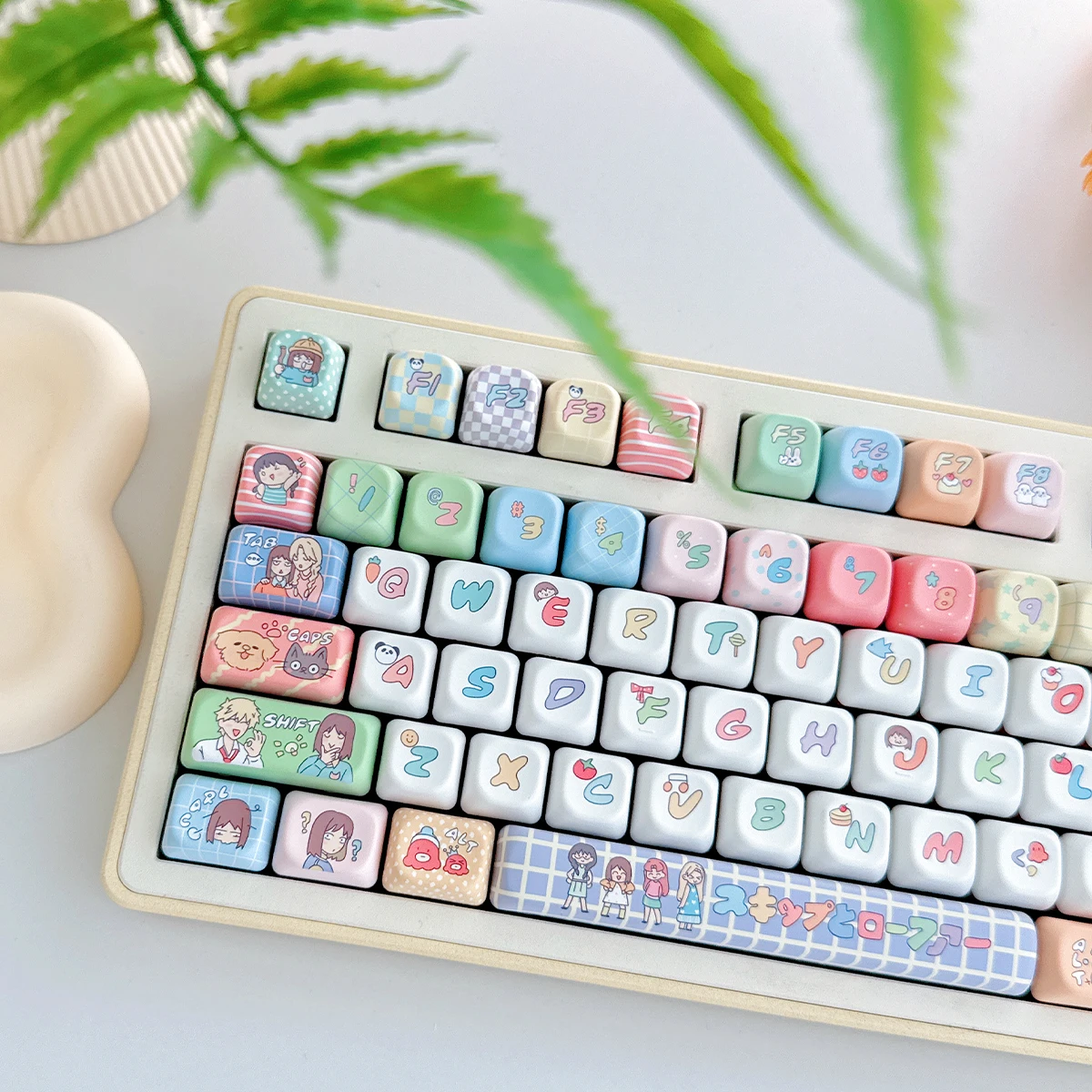 Vibrant youth theme keycaps five-sided sublimation personalized keycaps e-sports keycaps
Vibrant youth theme keycaps five-sided sublimation personalized keycaps e-sports keycaps