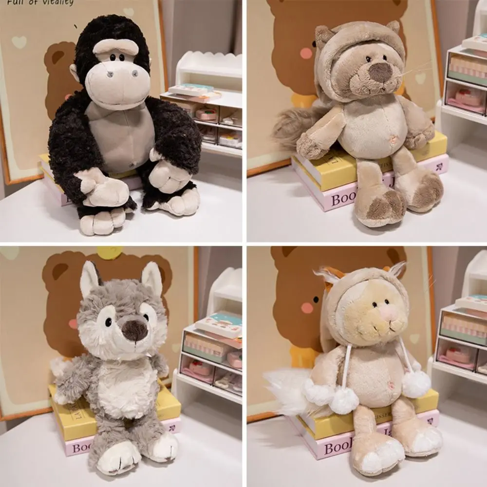 Fluffy Cute Animal Plush Toy Q Version King Kong Cartoon Animal Plush Doll Wolf Black Gorilla Cartoon Sleeping Pillow Children
Fluffy Cute Animal Plush Toy Q Version King Kong Cartoon Animal Plush Doll Wolf Black Gorilla Cartoon Sleeping Pillow Children