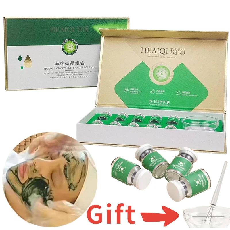 Sponge Crystallite Facial Kit for Balanced Skin Oil Brightening Deep Cleansing Skin Care Set with Gift Tools Remove Blackheads
Sponge Crystallite Facial Kit for Balanced Skin Oil Brightening Deep Cleansing Skin Care Set with Gift Tools Remove Blackheads